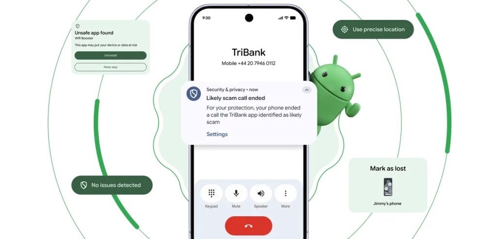 Android security privacy update 2026: AI protection, bank fraud interception, piracy protection, etc.