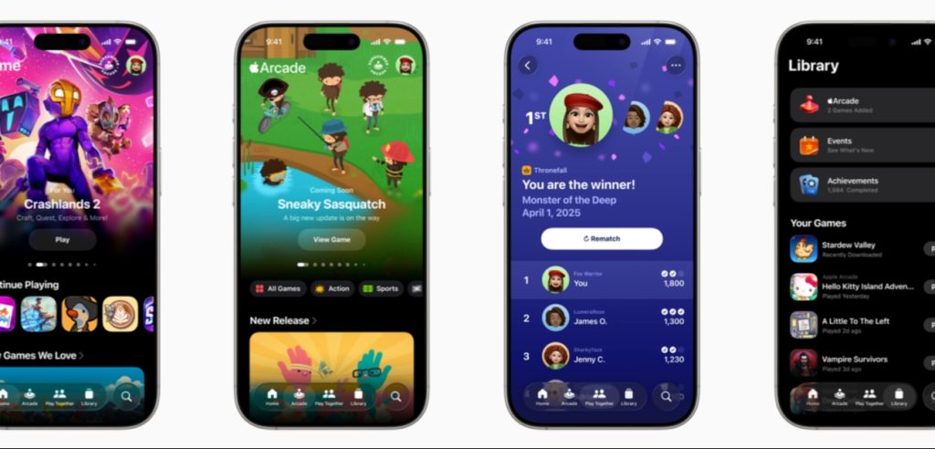 iOS 26 inline with Apple Games, integrated with a batch of chicken ribs